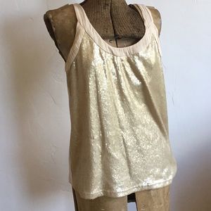 Banana Republic sequin tank, M